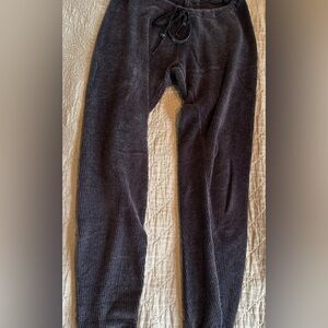 Velour women’s Gray Pants- size- medium/large